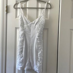 White fox. MIDNIGHT ADVENTURES MINI DRESS WHITE - Size small.